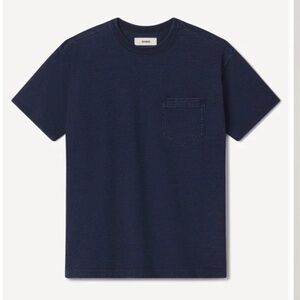 EUC Buck Mason Indigo Dipped Yuma 90’s  Boxy Pocket Tee